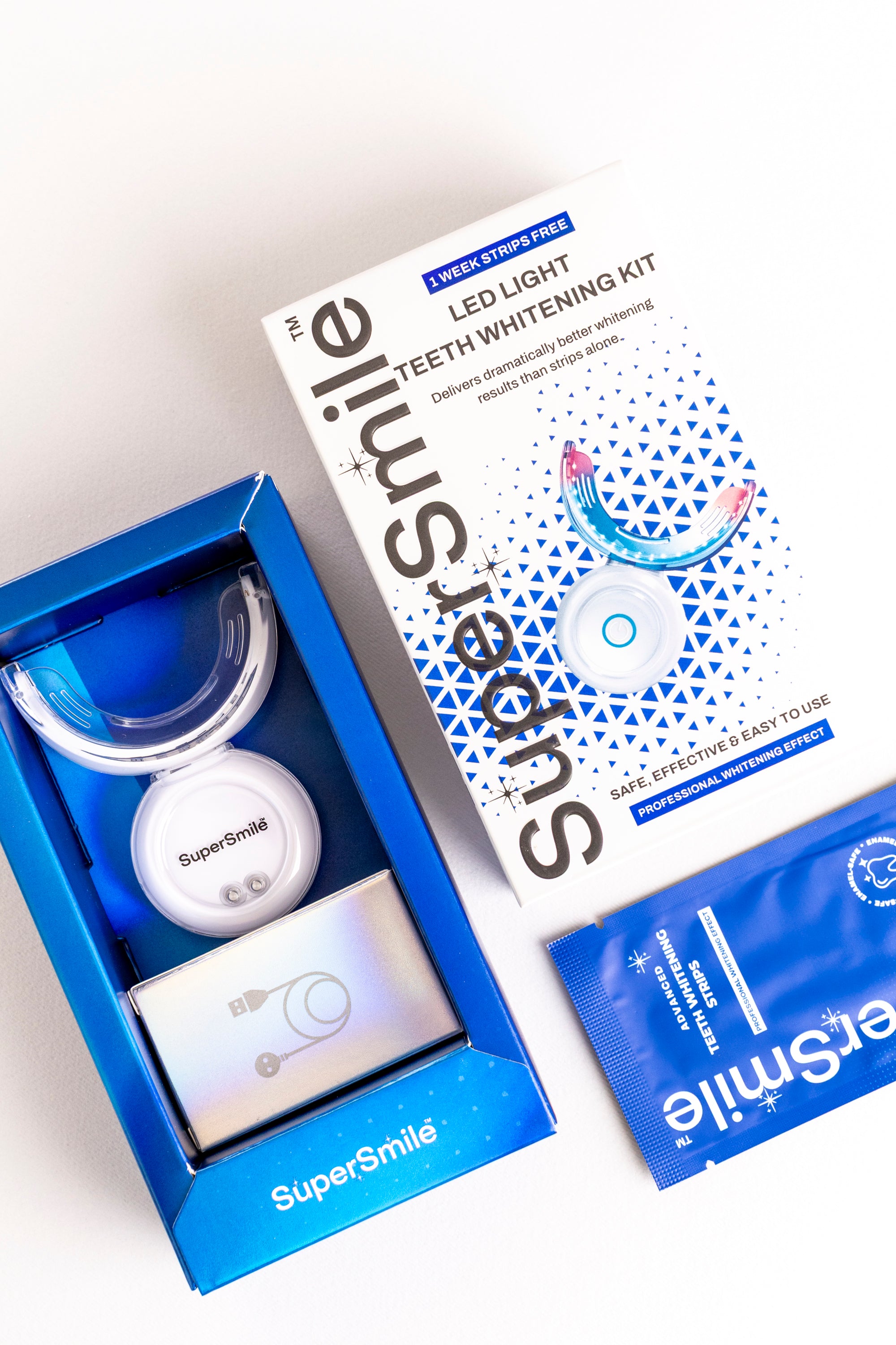 LED Light Teeth Whitening Kit