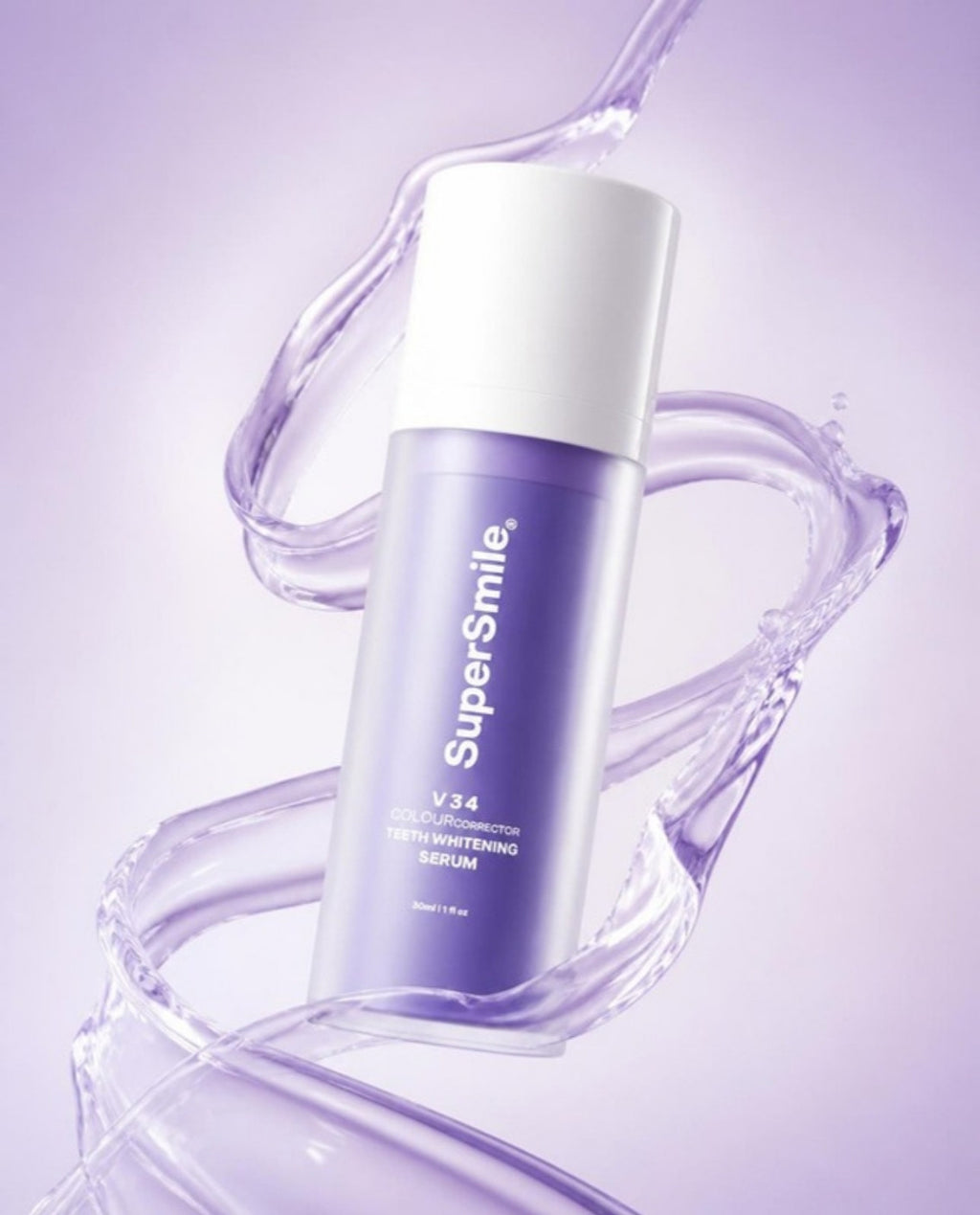 SuperSmile V34 Colour Correction Serum bottle