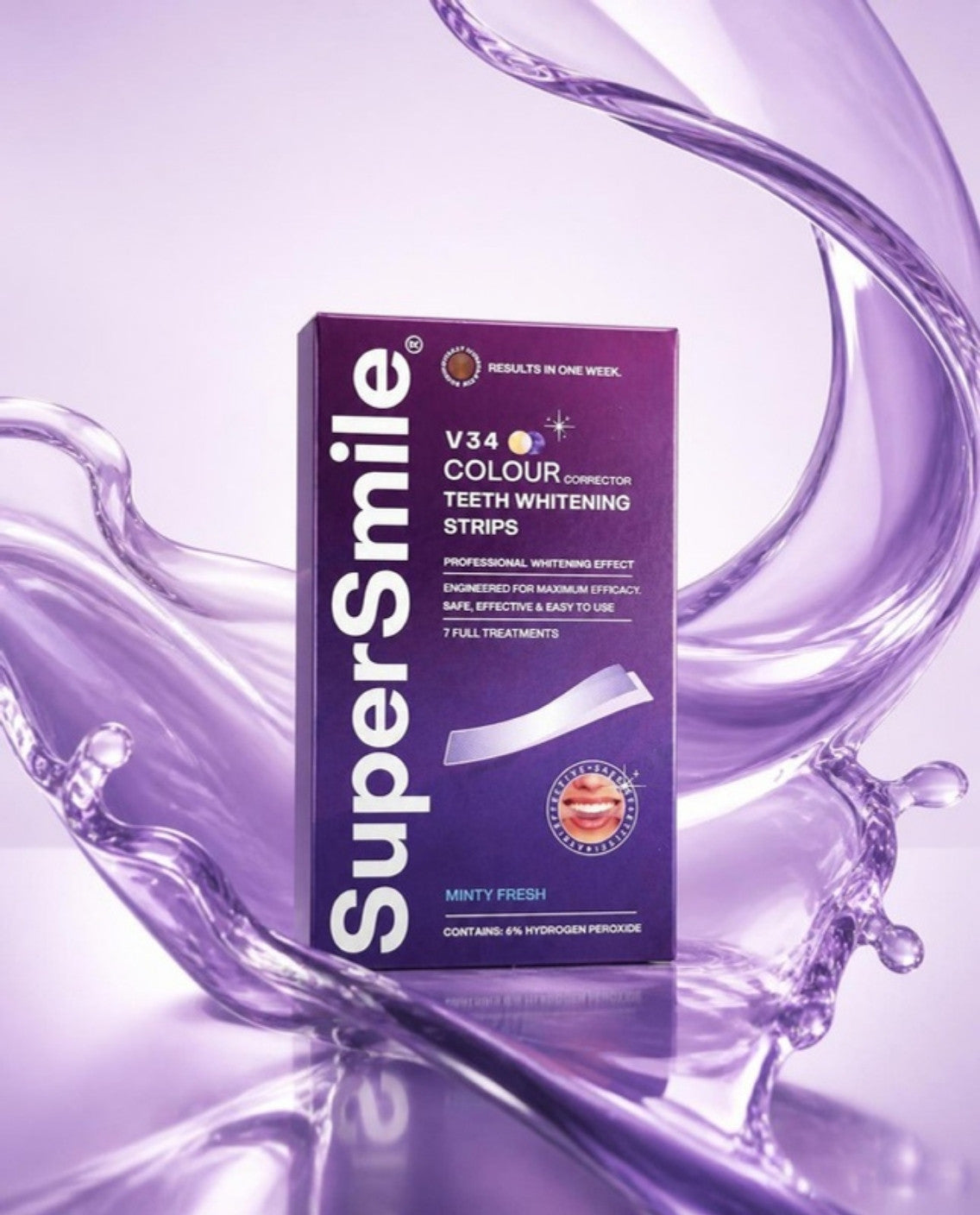 SuperSmile V34 Colour Correction Strips box