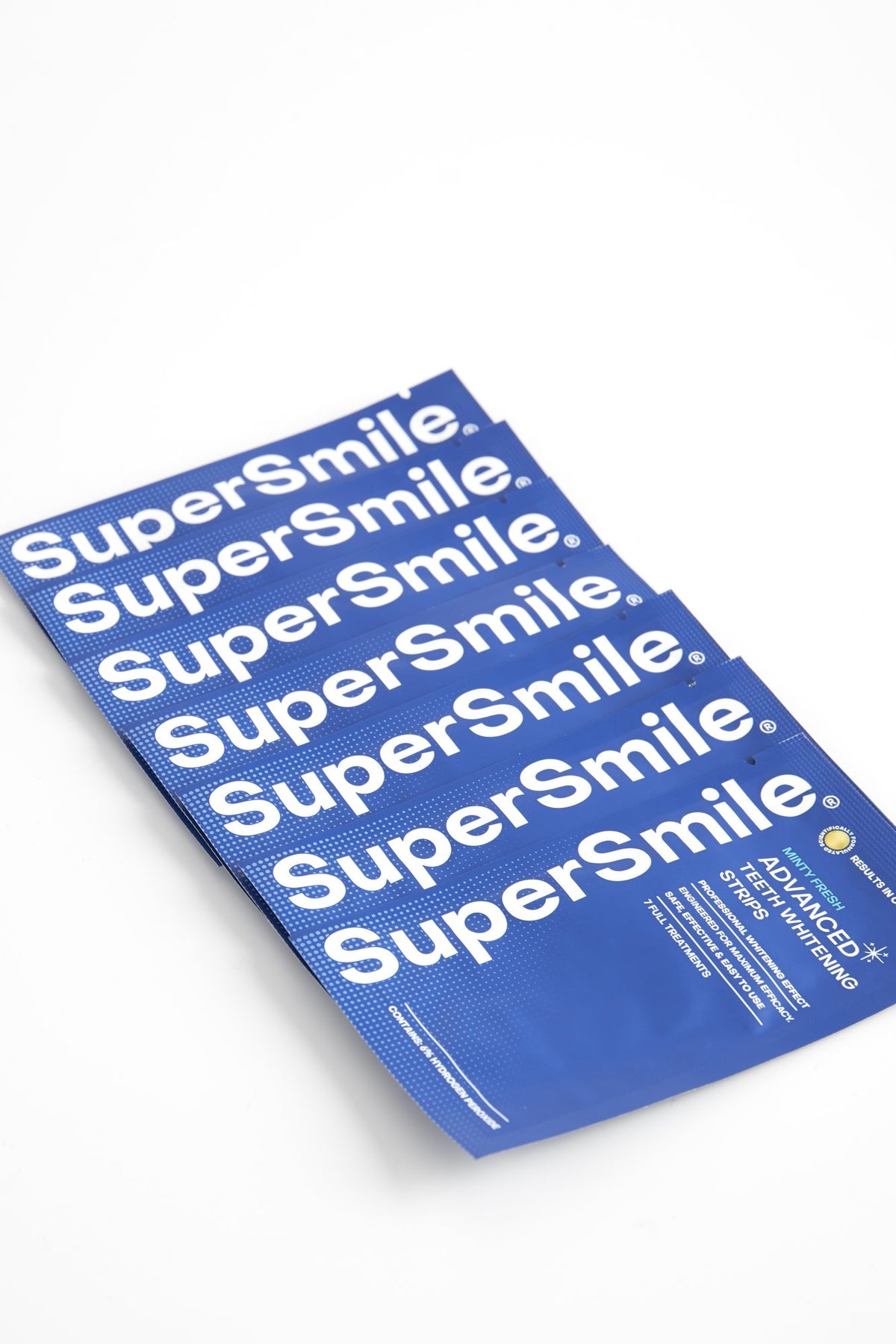 SuperSmile Advanced Whitening Strip sachets