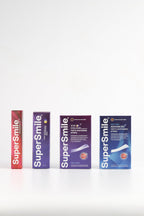 The SuperSmile range: whitening pen, V34 serum, V34 strips and Advanced strips