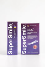 SuperSmile V34 Serum and V34 Whitening Strips together
