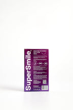 SuperSmile V34 Whitening Strips box, back with directions
