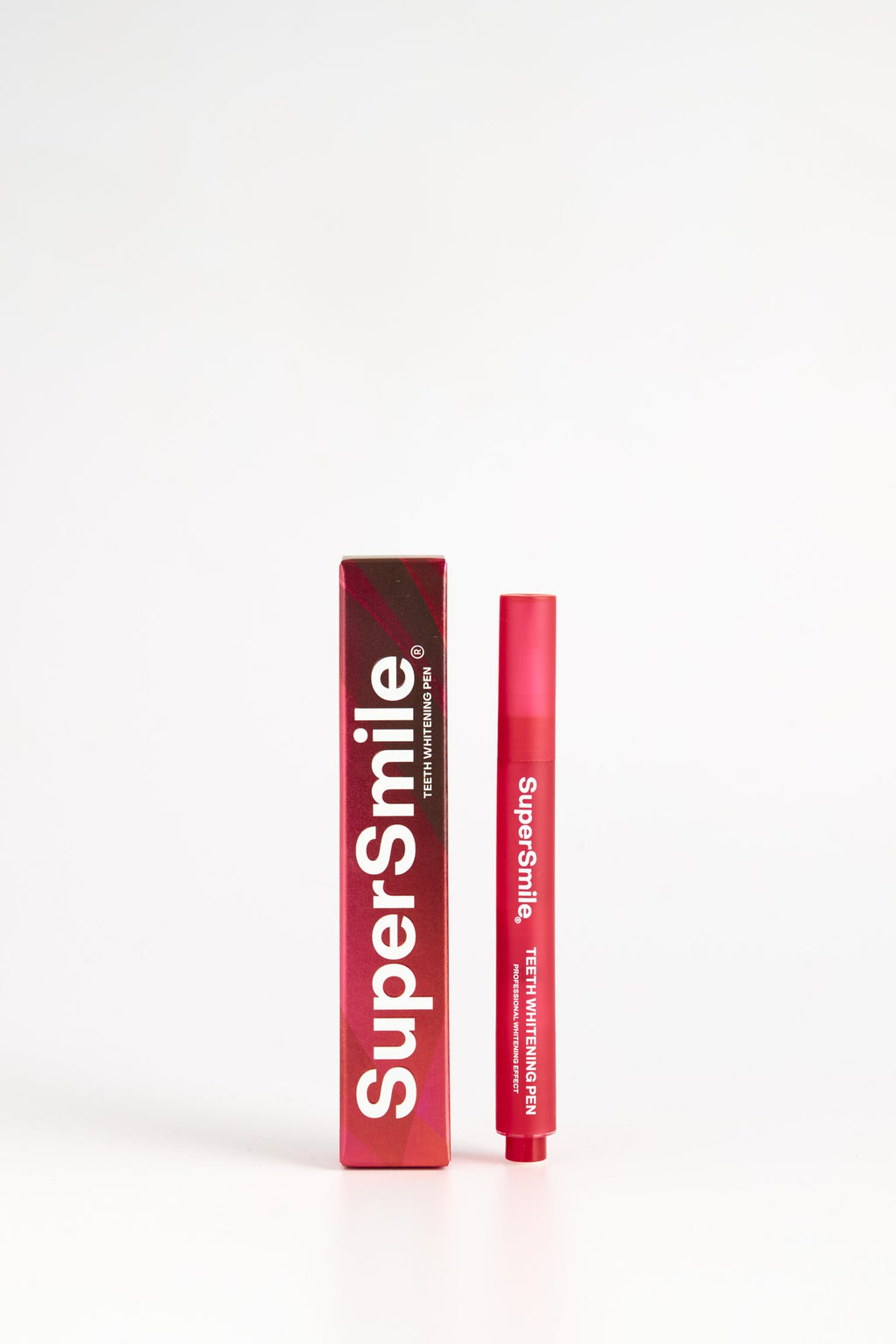 SuperSmile Advanced Teeth Whitening Pen with its box